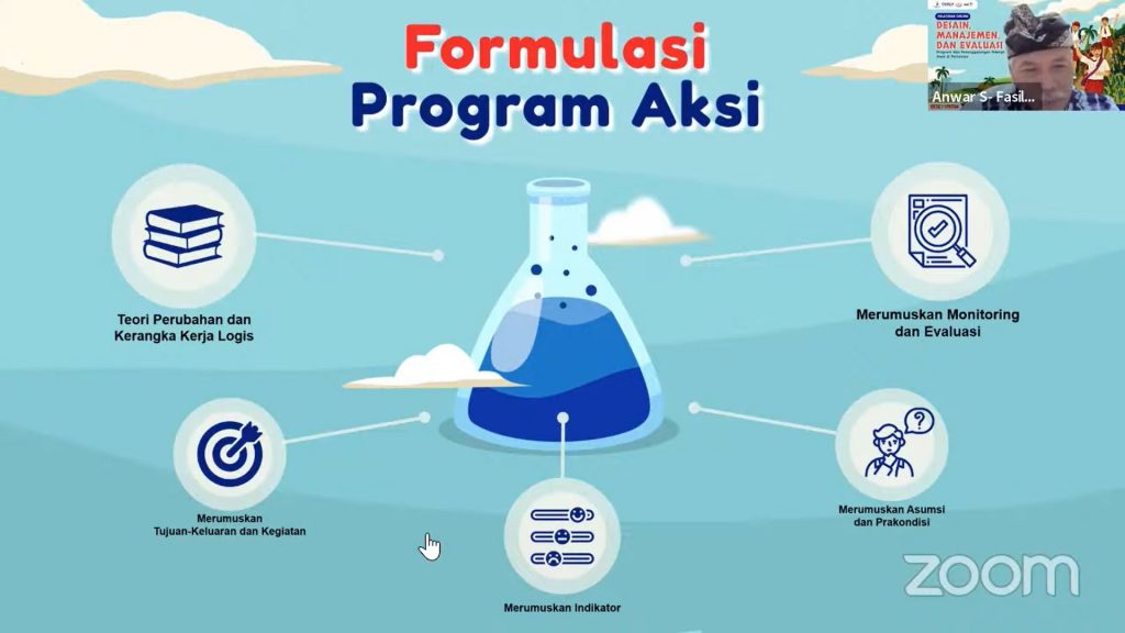 Pelatihan Desain Manajemen dan Evaluasi Sesi Ketiga